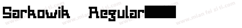 Sarkowik Regular字体转换